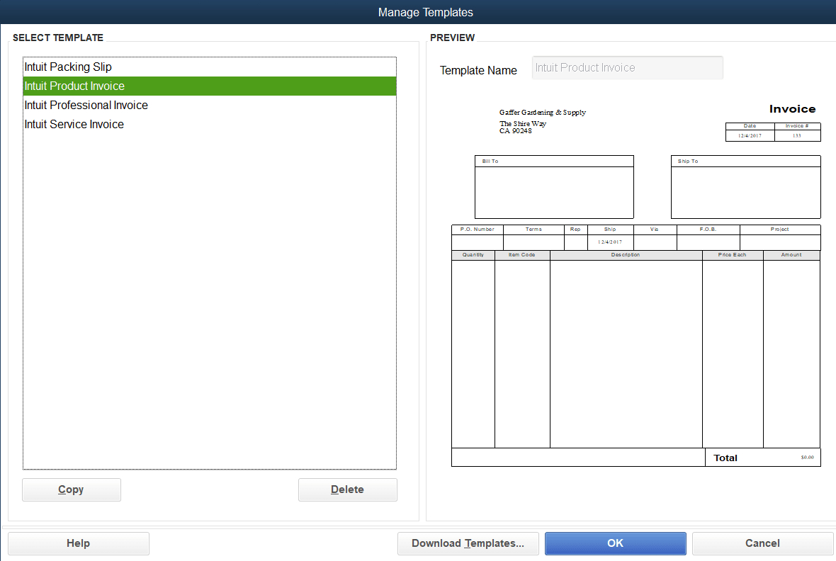 How To Customize Invoice Templates In Quickbooks Pro Intended For Custom Quickbooks Invoice Templates