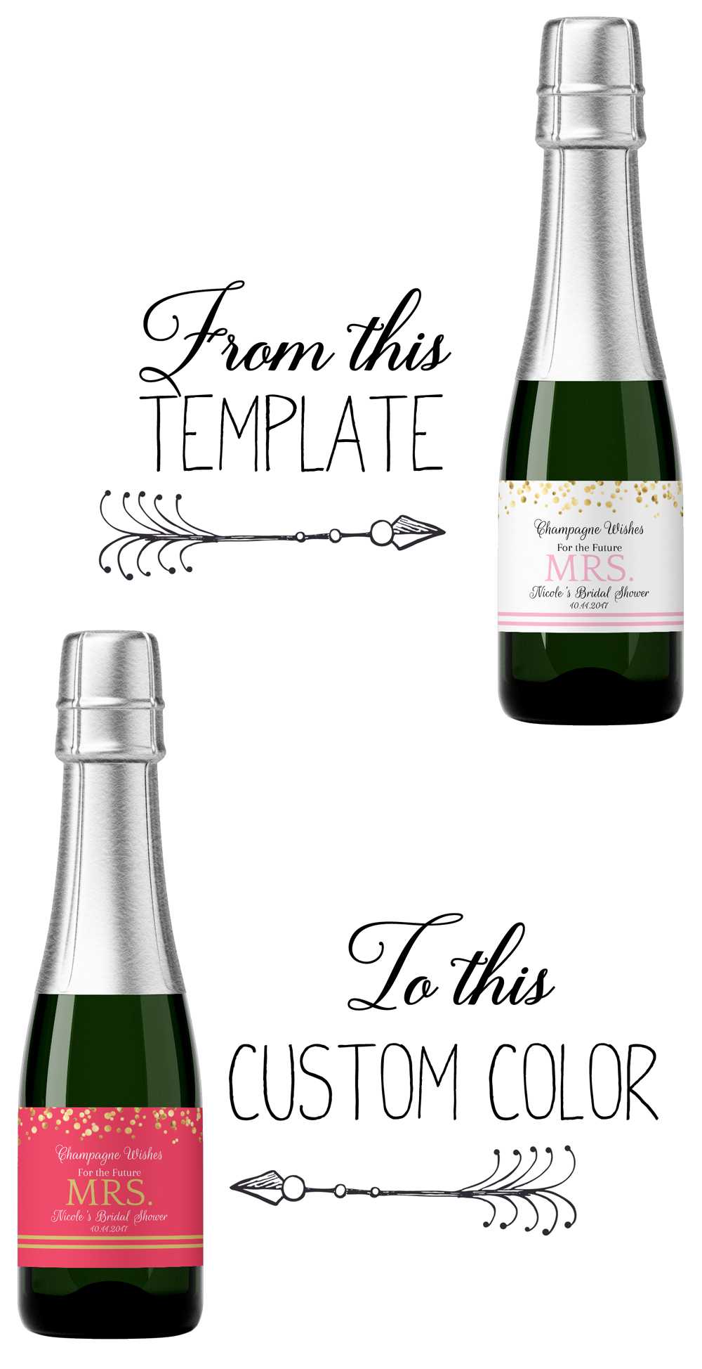 How To Make A Custom Label From A Template; Stepstep Guide. Pertaining To Free Wedding Wine Label Template