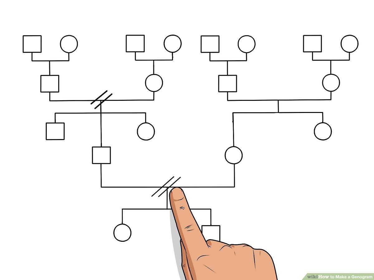 How To Make A Genogram: 14 Steps (With Pictures) – Wikihow With Regard To Family Genogram Template Word