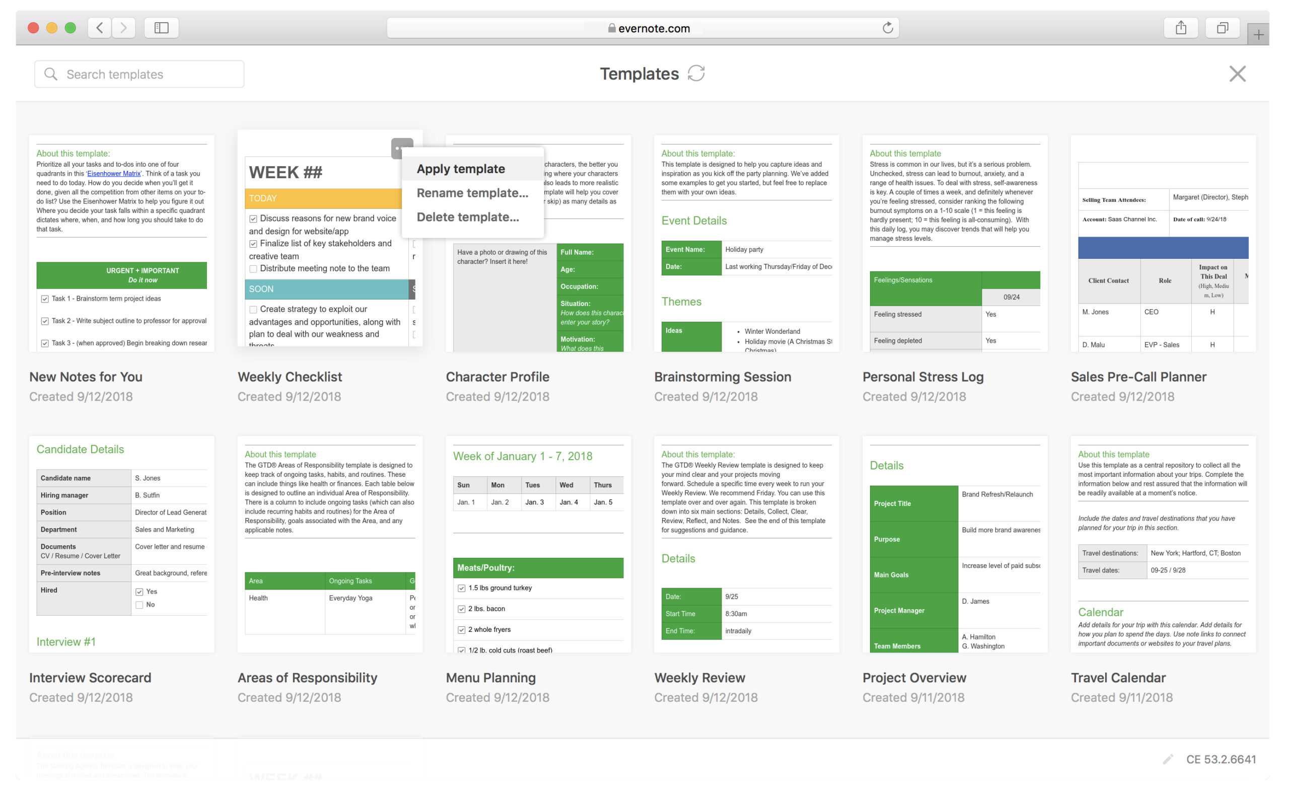 How To Use Templates – Evernote Help & Learning Intended For Evernote Meeting Notes Template