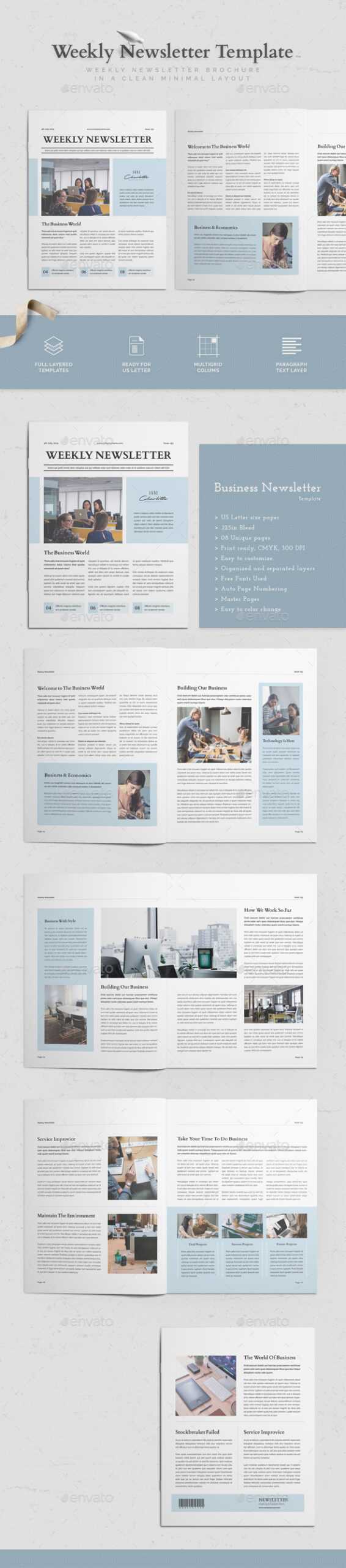 Indesign Newsletter Graphics, Designs & Templates Pertaining To Free Indesign Newsletter Templates