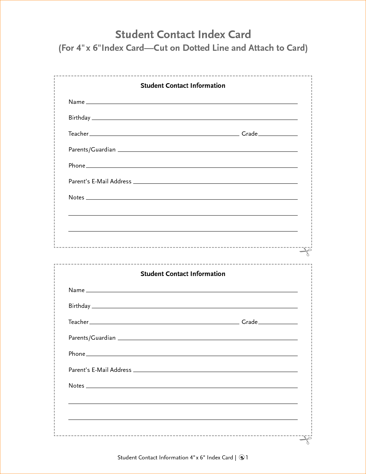 Info Cards Template – Colona.rsd7 With Regard To Emergency Contact Card Template