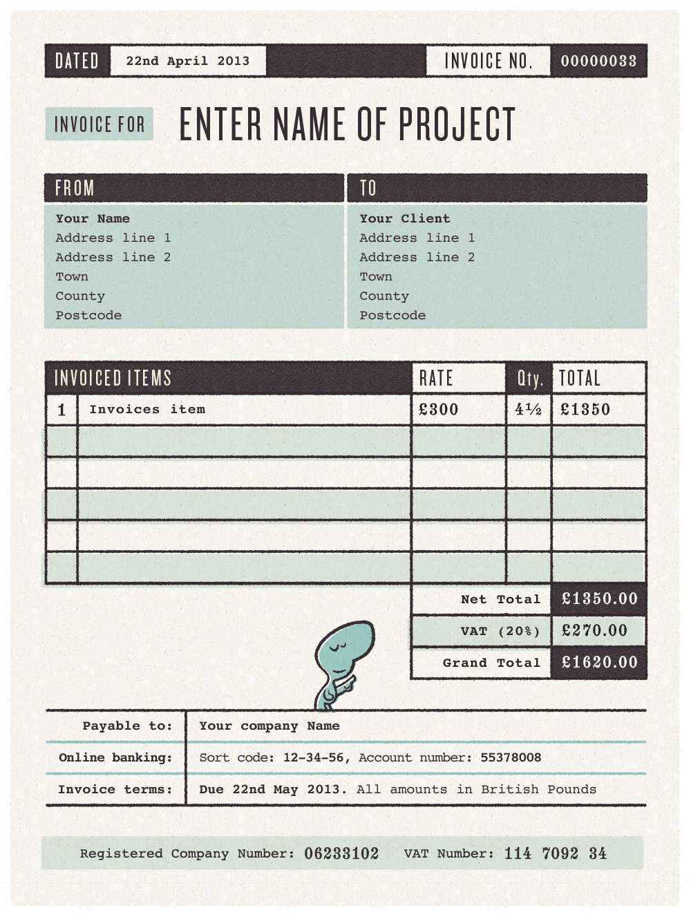 Film Invoice Template