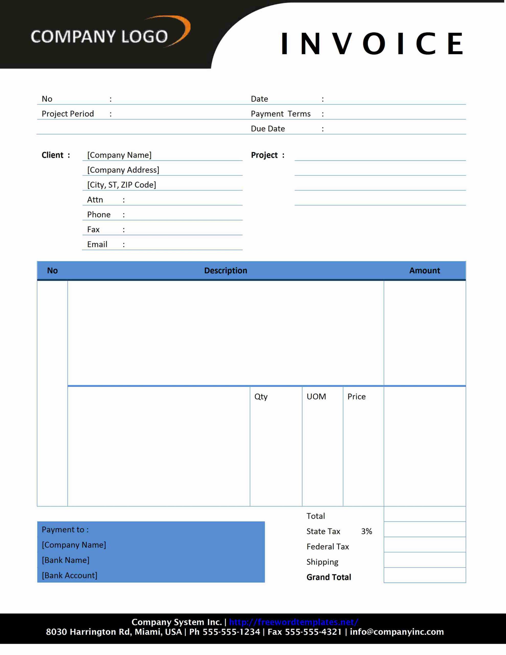 Invoice Template Word Mac | Invoice Example With Free Invoice Template Word Mac