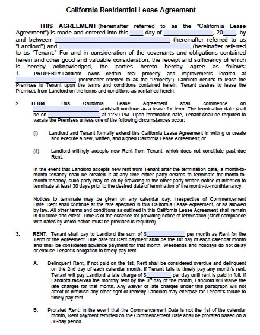 Lease Agreement Form Pdf – Colona.rsd7 For Farm Business Tenancy Template