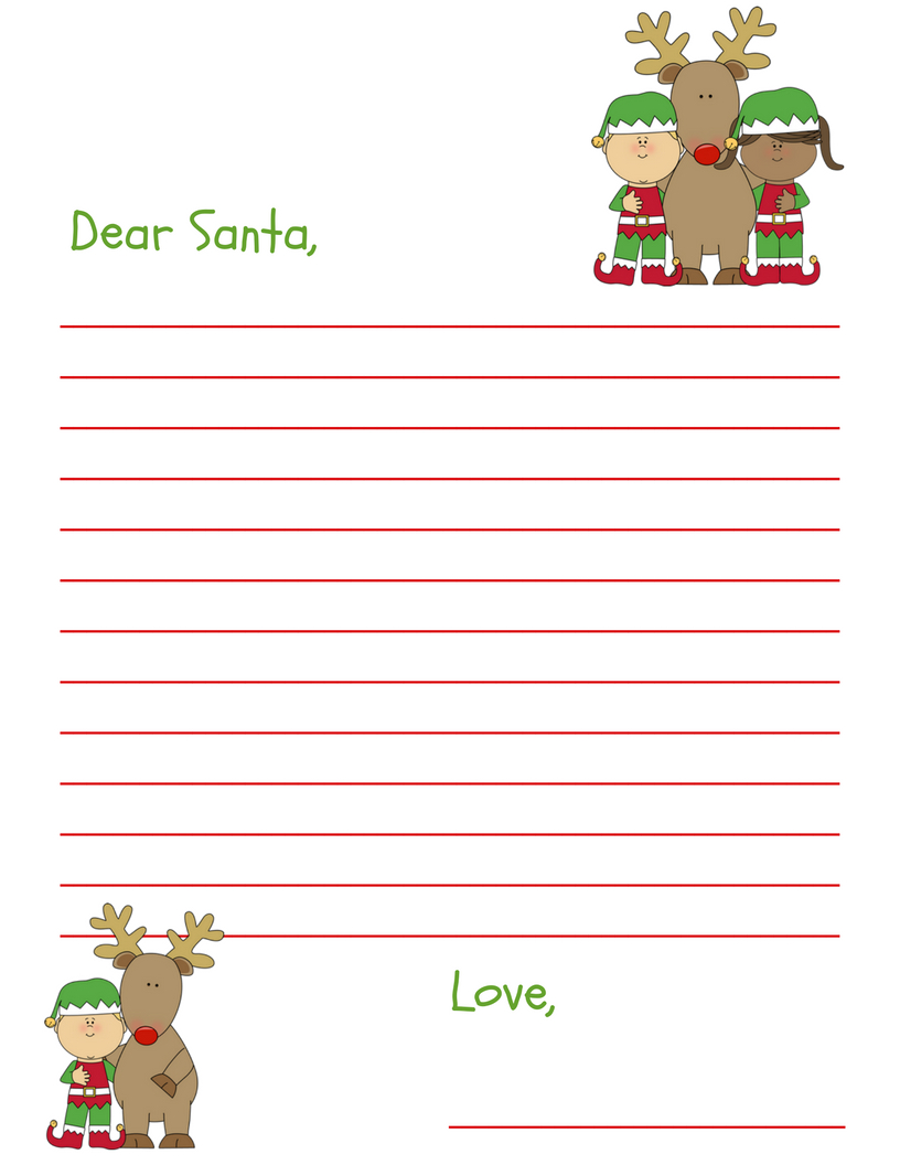 Letters To Santa Letter To Santa Logo. Please. A Printable Pertaining To Dear Santa Letter Template Free