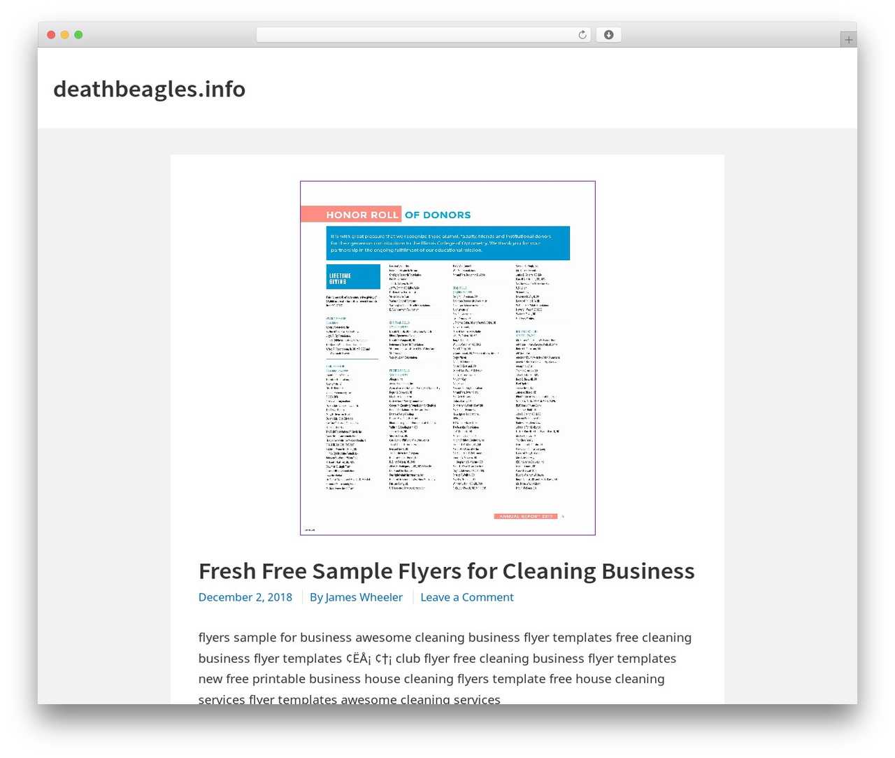 Manta WordPress Template Free Downloadpremiumwp Throughout Flyers For Cleaning Business Templates