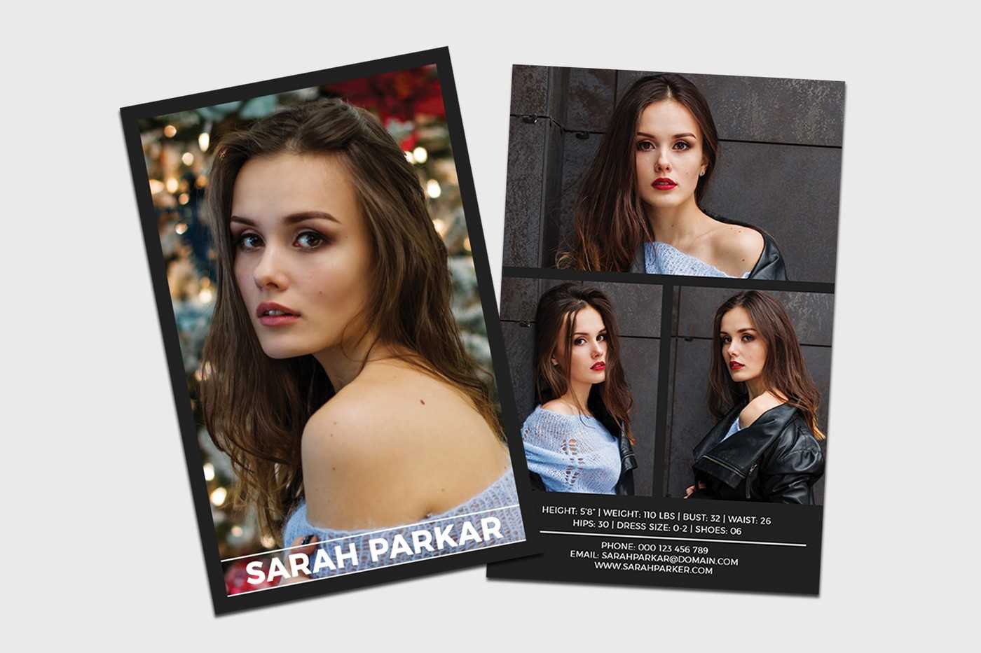 Modeling Comp Card Template 256257 Posite For Model Pertaining To Free Comp Card Template