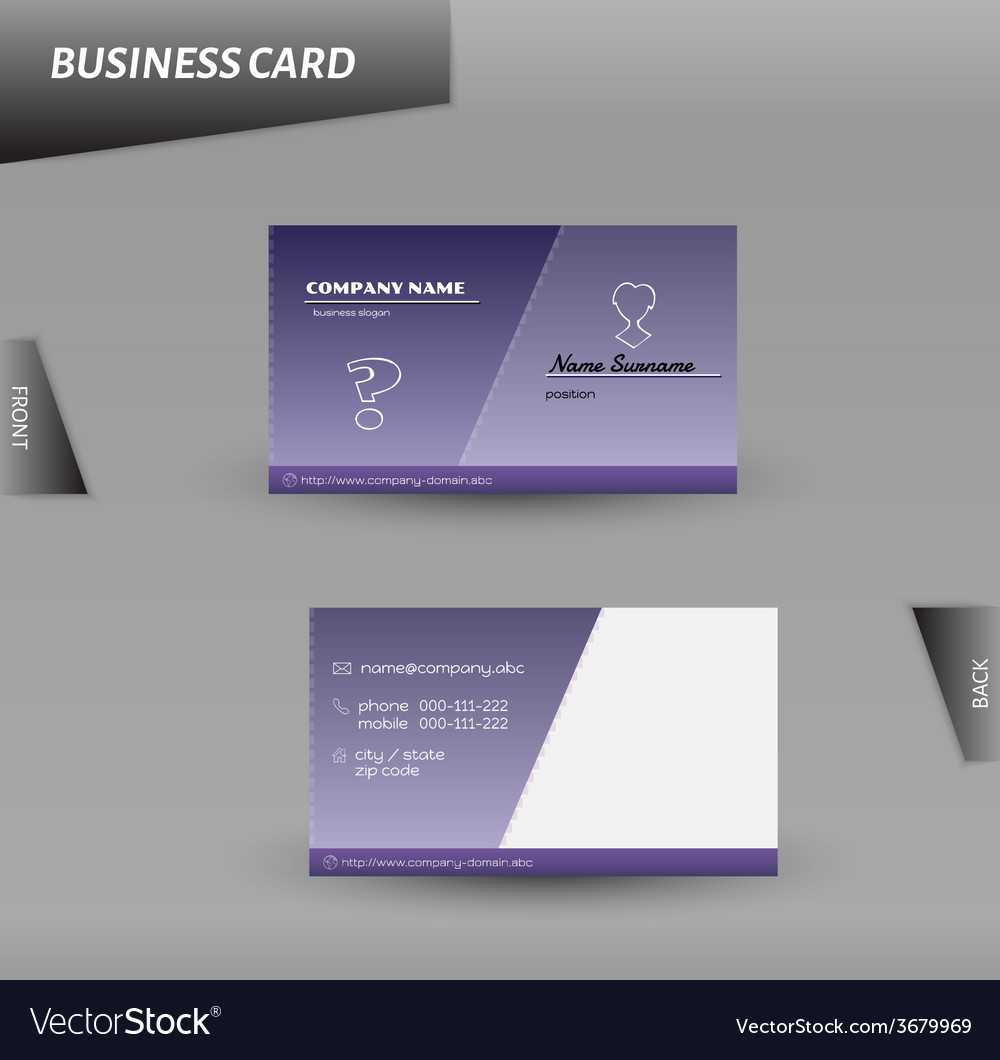 Modern Design Business Card Template In Free Bussiness Card Template