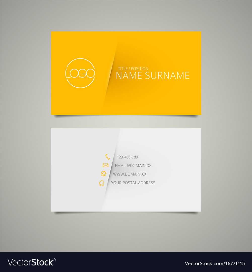 Modern Simple Business Card Template For Free Bussiness Card Template