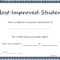 Most Improved Student Certificate Template – Sample Pertaining To Free Student Certificate Templates