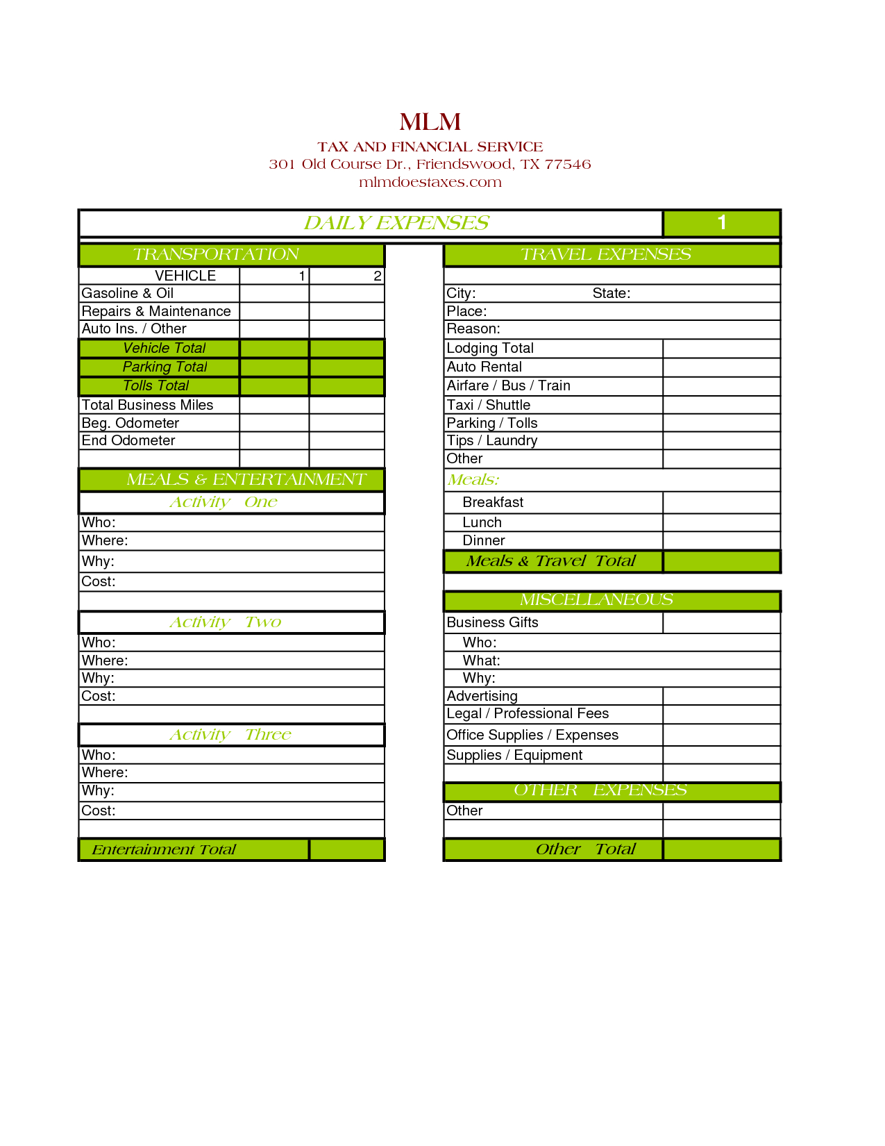 Outstanding Sample Daily Expense Sheet For Personal Use With Regard To Daily Expense Report Template