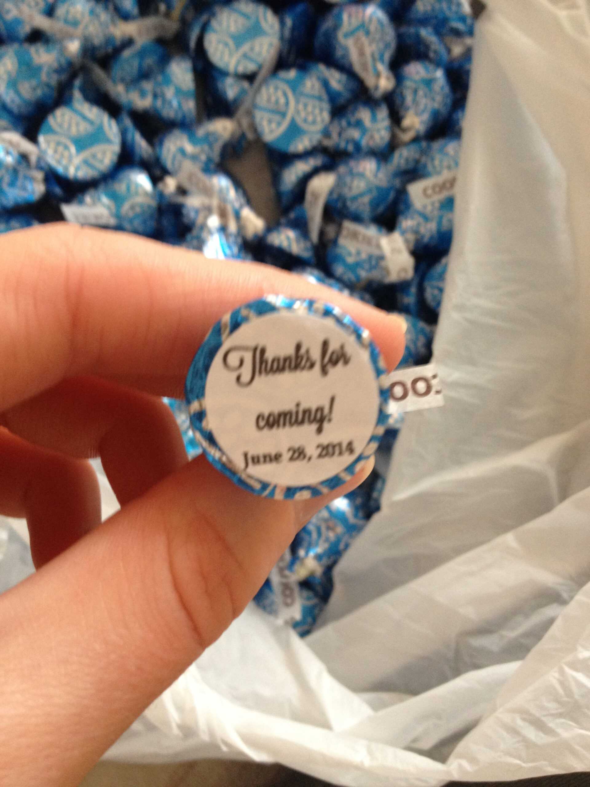 Personalized Hershey Kisses For Wedding Or A Party With Free Pertaining To Free Hershey Kisses Labels Template