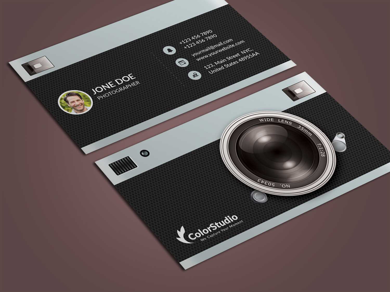 Photography Business Card Template Psd – Free Graphics Intended For Free Business Card Templates For Photographers