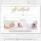 Photography Gift Certificate Template pertaining to Free Photography Gift Certificate Template