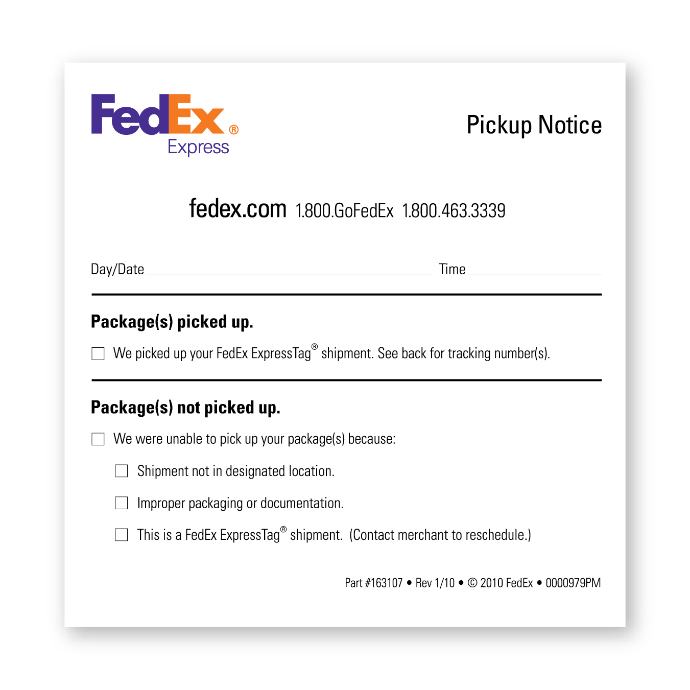 Pickup And Delivery Service Options | Fedex Pertaining To Fedex Label Template Word