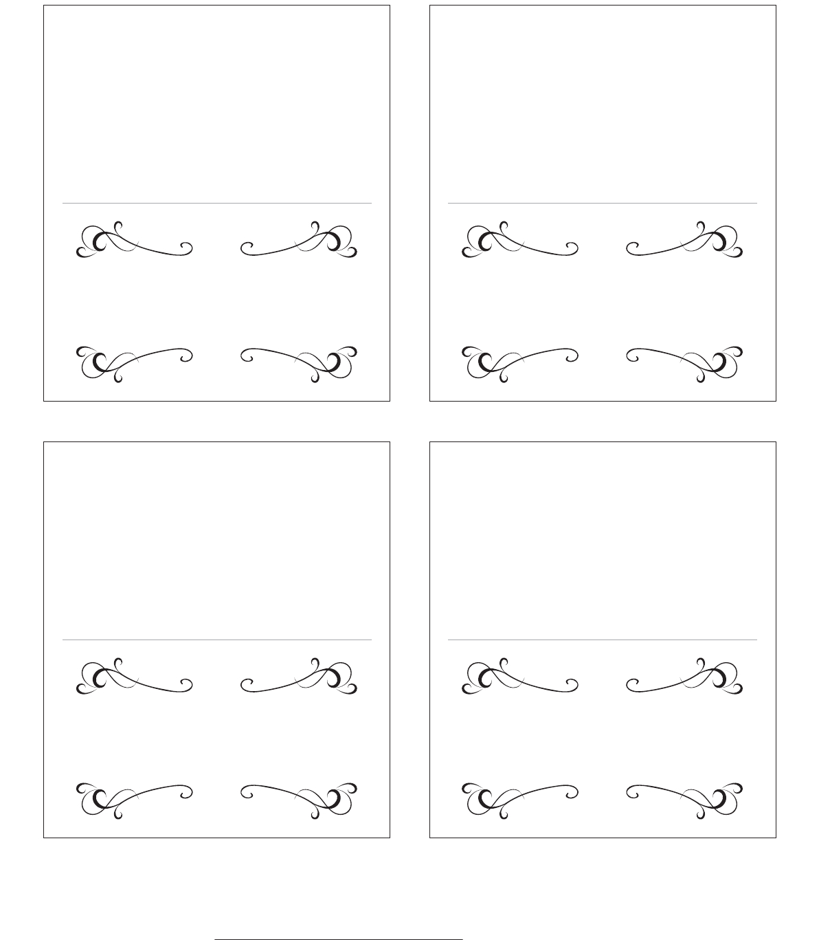 Place Cards Free Template – Colona.rsd7 Pertaining To Free Templates For Cards Print