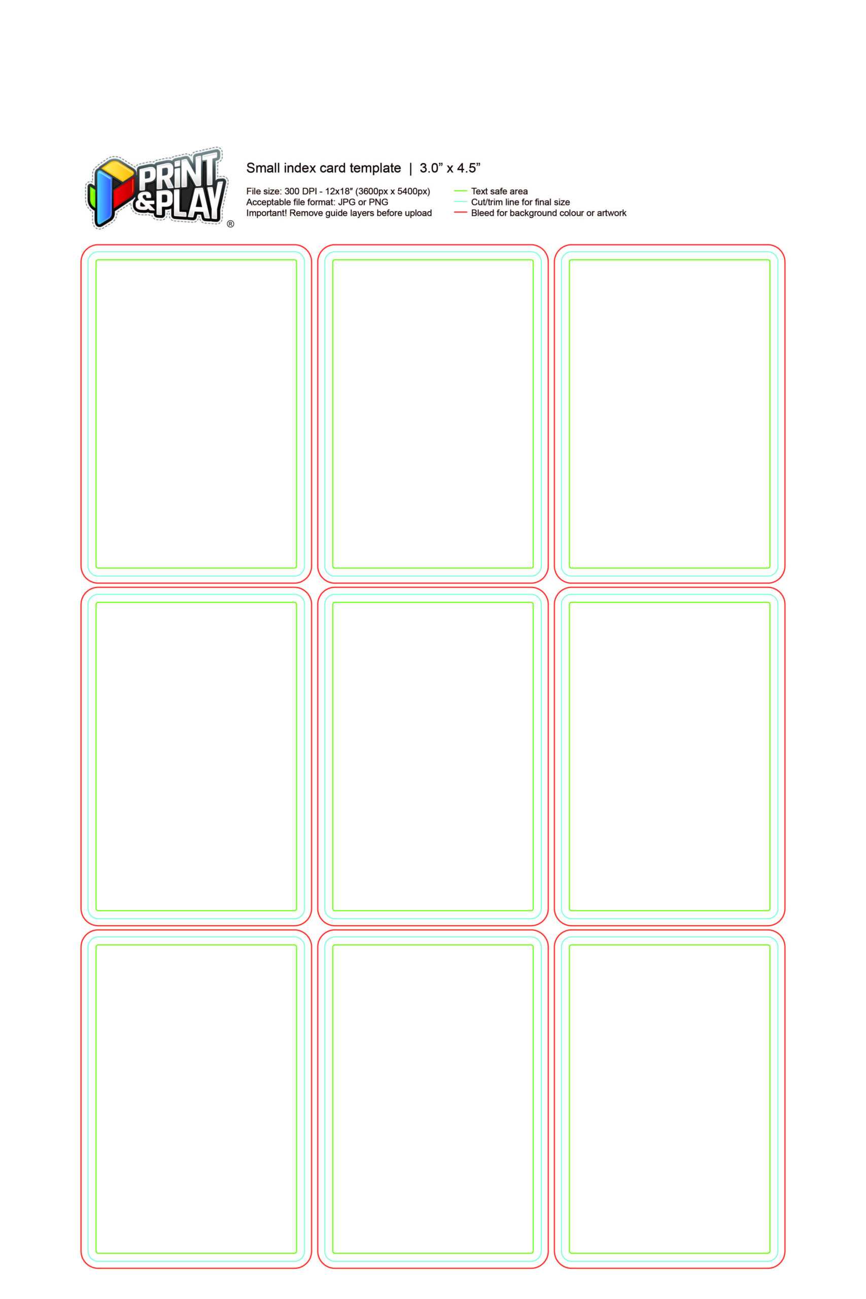 Playing Cards : Formatting & Templates – Print & Play For Free Printable Playing Cards Template