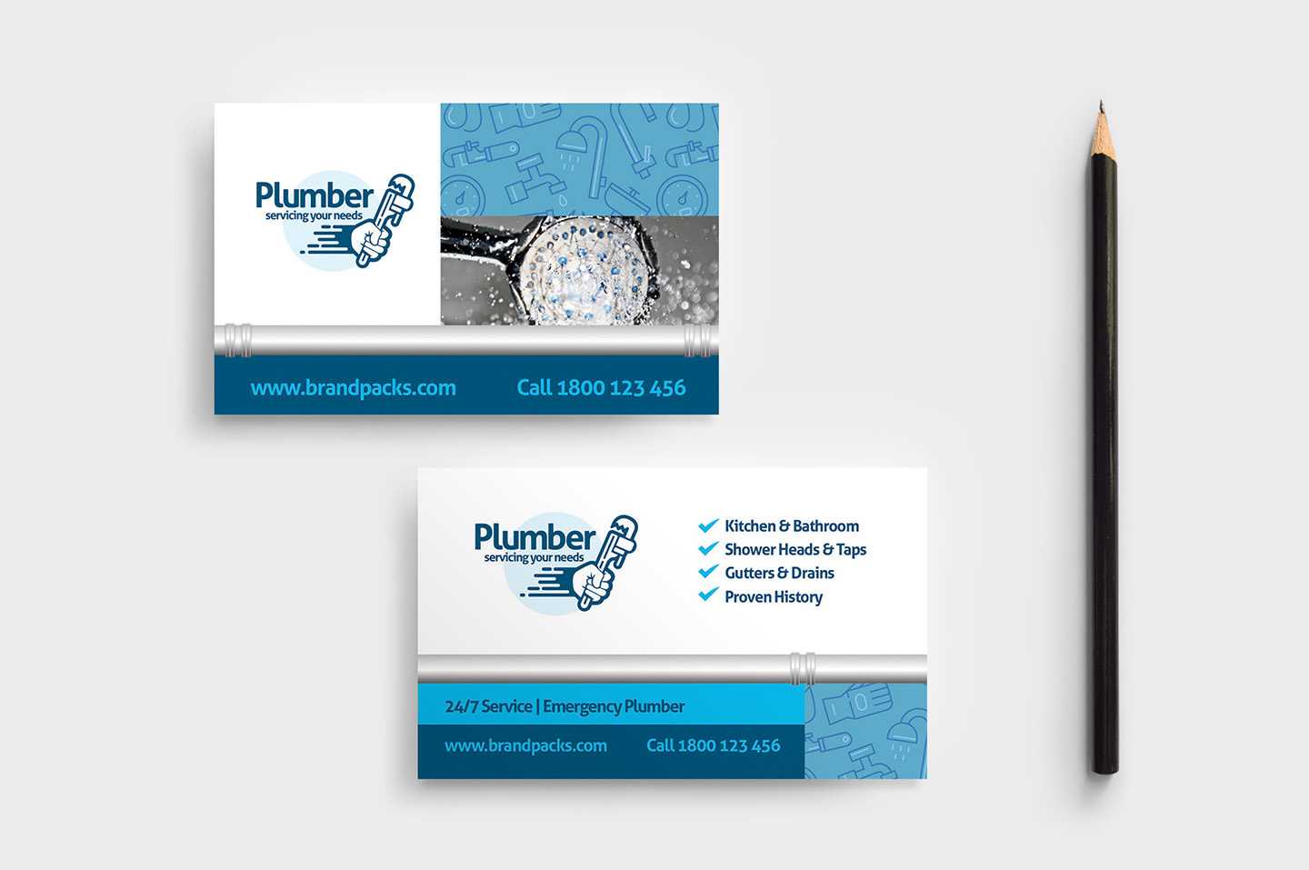 Plumber Business Card Template In Psd, Ai & Vector Intended For Create Business Card Template Photoshop