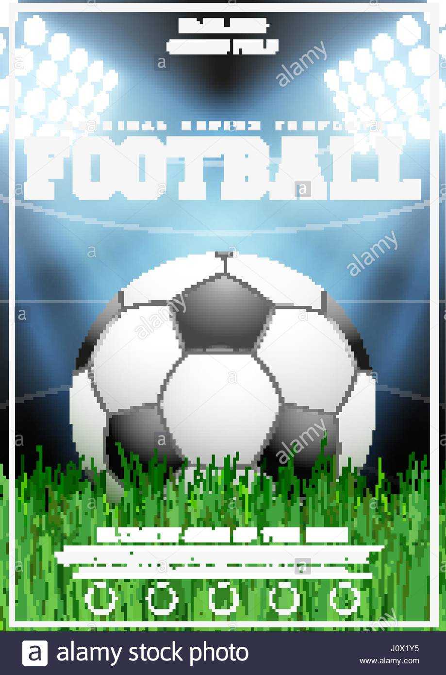 Poster Template Of Football Tournament Stock Vector Art Intended For Football Tournament Flyer Template