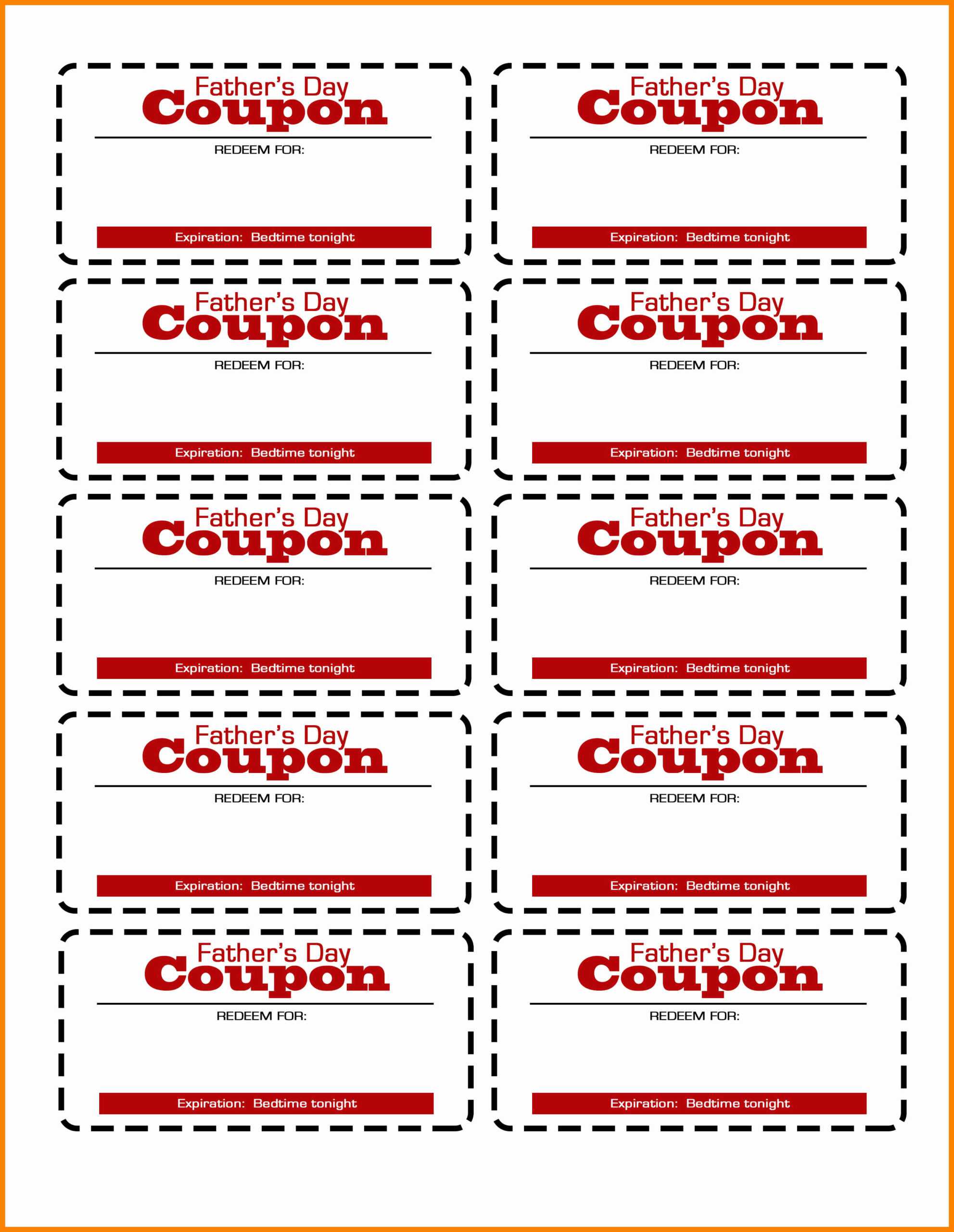 Printable Blank Coupon Template – Horizonconsulting.co Throughout Coupon Book Template Word