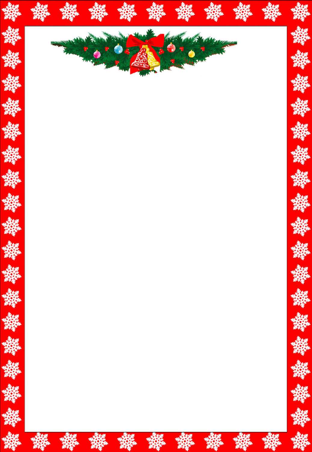 Printable Christmas Letter Paper – Christmas Printables Regarding Christmas Note Paper Template