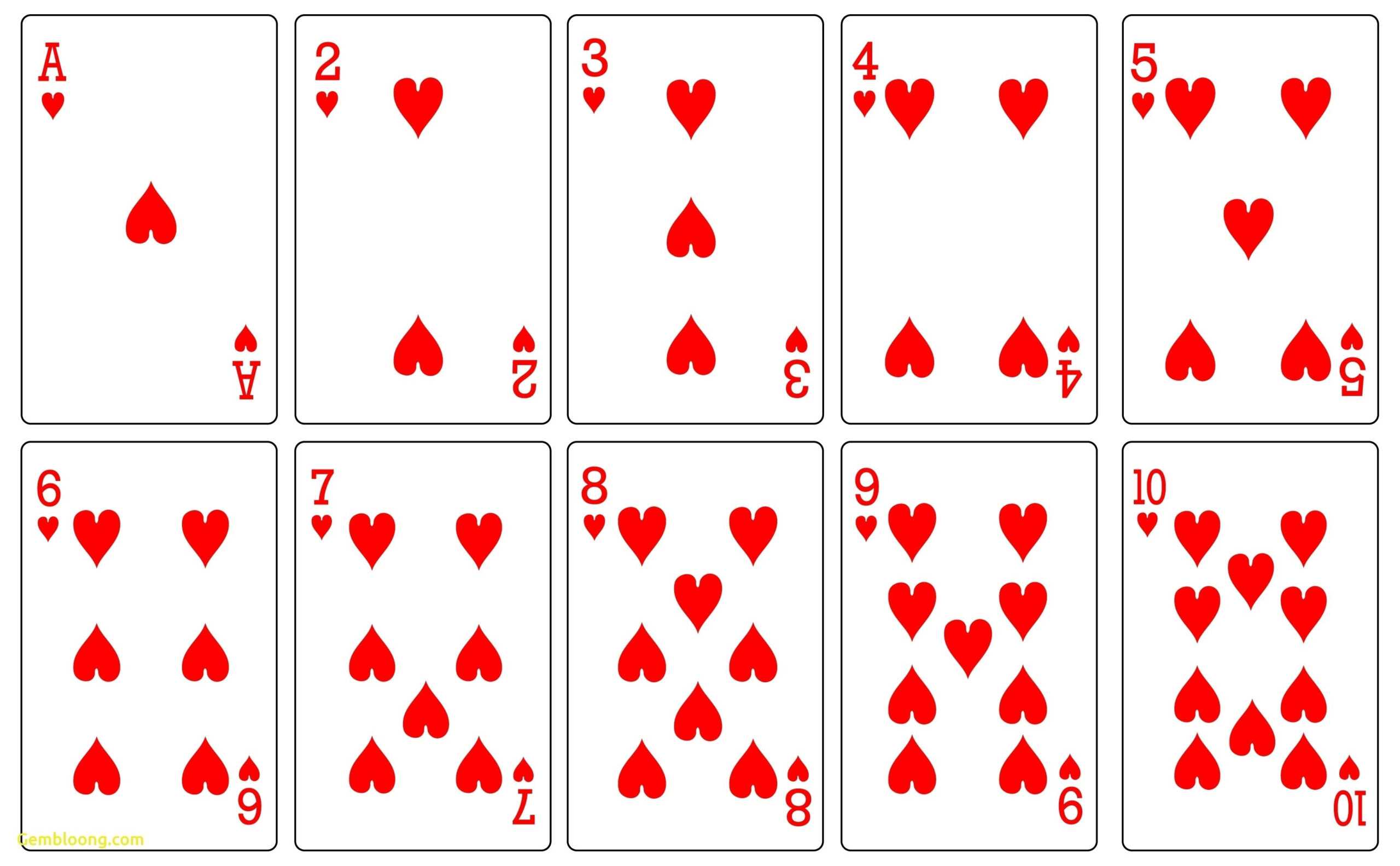 Printable Deck Of Cards – Colona.rsd7 Intended For Free Printable Playing Cards Template