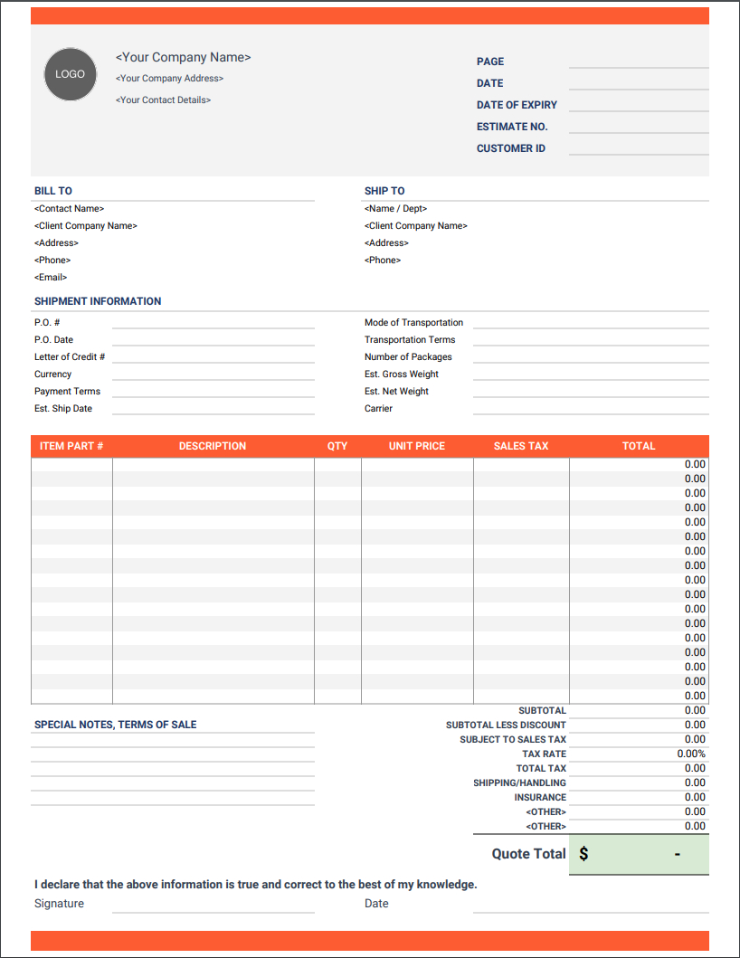 Pro Forma Invoice Templates | Free Download | Invoice Simple For Download An Invoice Template