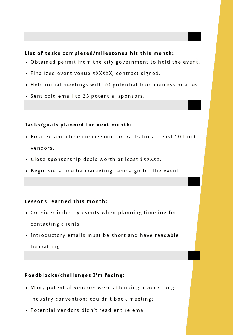 Progress Report: How To Write, Structure And Make It With Regard To Company Progress Report Template