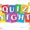 Quiz Night Banner Stock Vector. Illustration Of Quiz – 87575254 Pertaining To Free Trivia Night Flyer Template