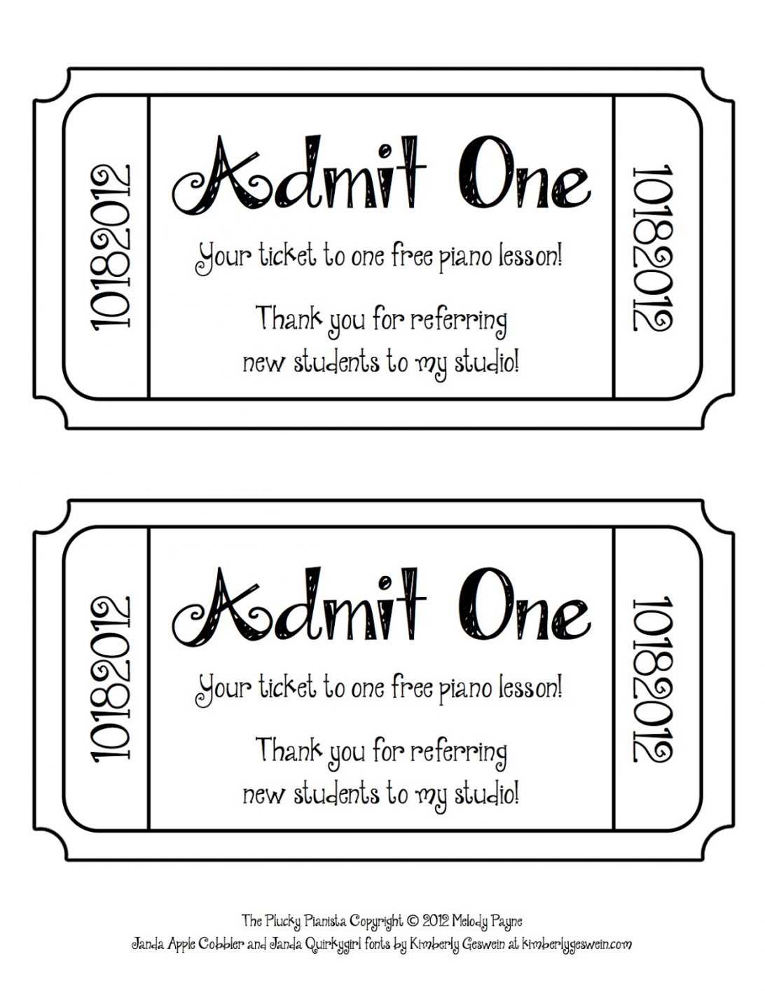 Raffle Tickets Template Free Ticket Download Clip Art In Free Raffle Ticket Template For Word