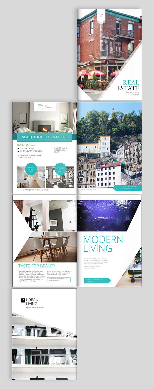 Real Estate Brochure Design – Templates And Ideas With Regard To Free Real Estate Flyer Templates Download
