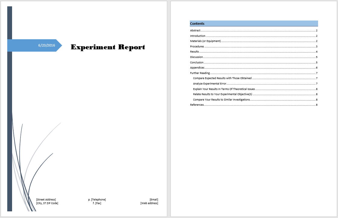 Report Templates For Word – Colona.rsd7 For Equipment Fault Report Template