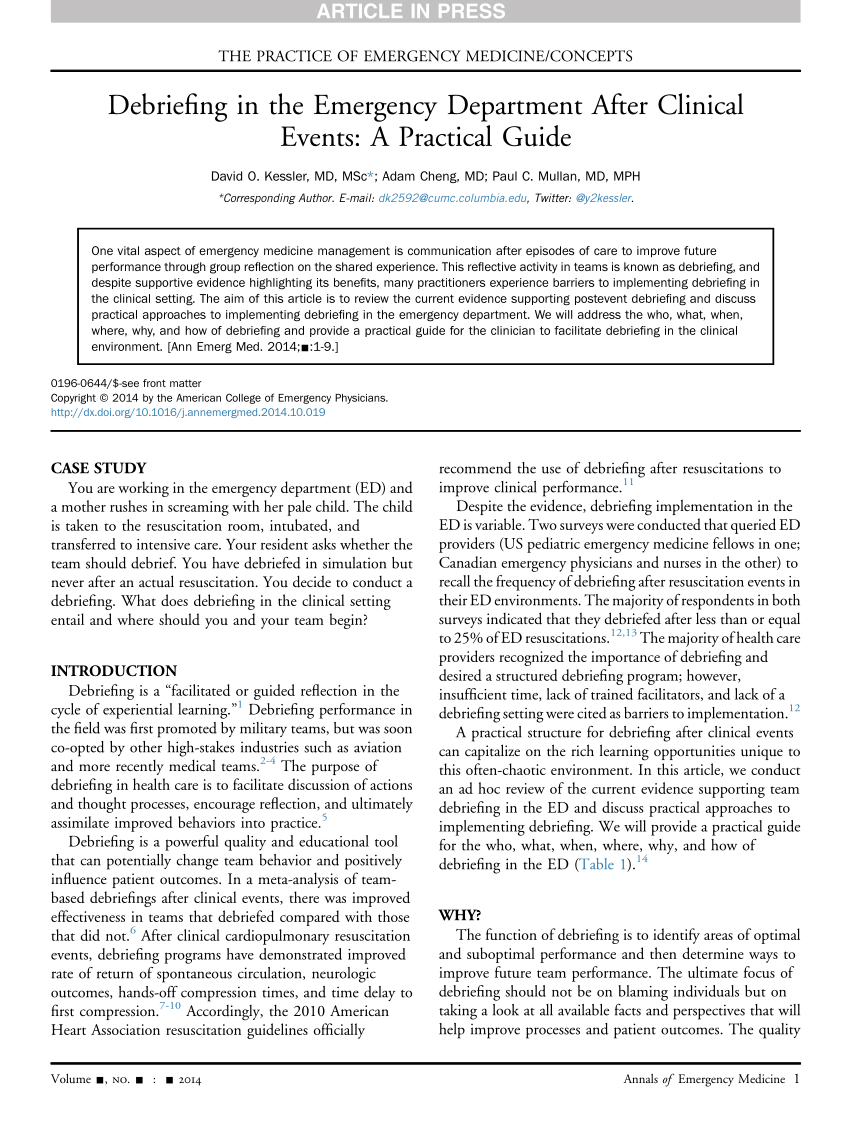 Reported Frequency Of Debriefing After A Resuscitation Event Within Event Debrief Report Template