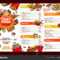 Restaurants Brochure Templates | Fast Food Restaurant Menu Throughout Fast Food Menu Design Templates