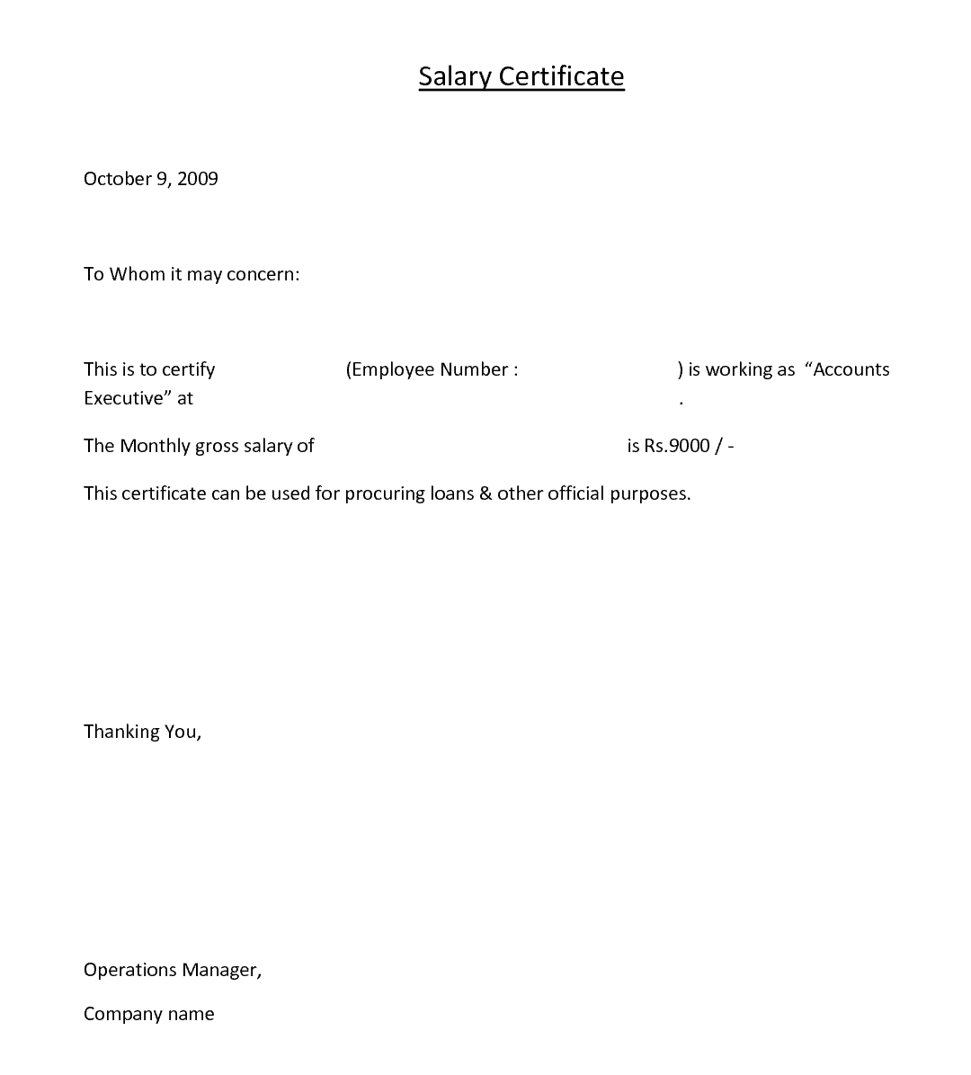 Sample Request Letter For Certification Of Payment Pertaining To Fit To Fly Certificate Template