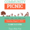 Simple Community Picnic Event Poster Template For Community Event Flyer Template