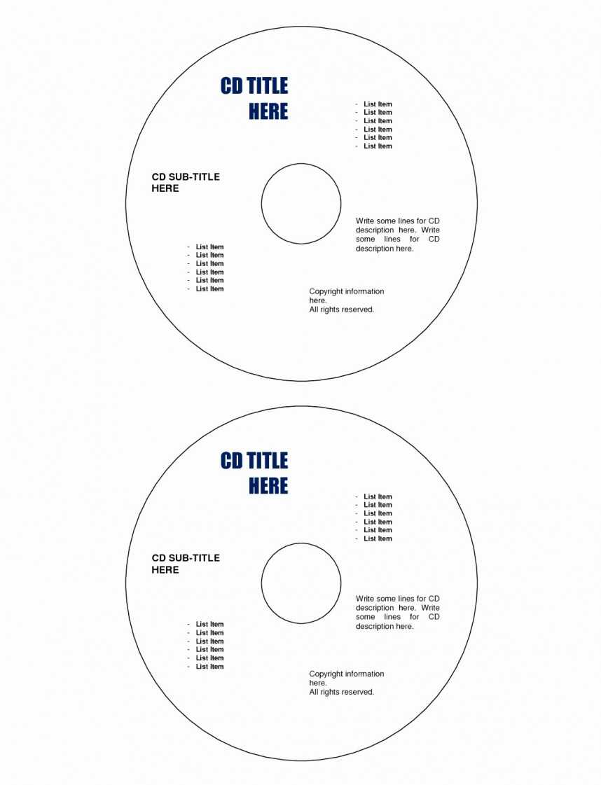 Singular Memorex Cd Label Template For Word 2007 Ideas With Free Memorex Cd Label Template For Word