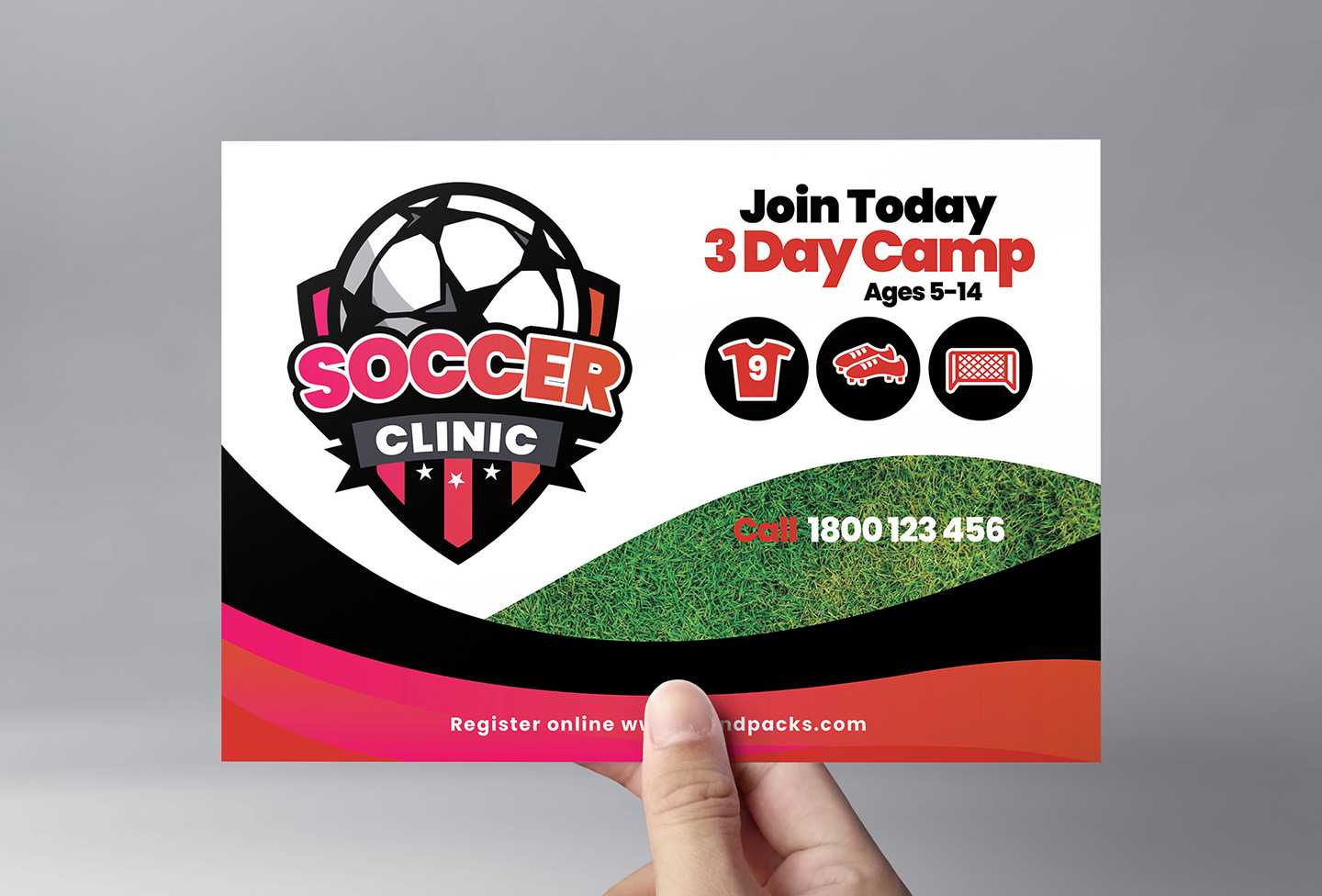 Soccer Camp Flyer Template – Psd, Ai & Vector – Brandpacks With Football Camp Flyer Template