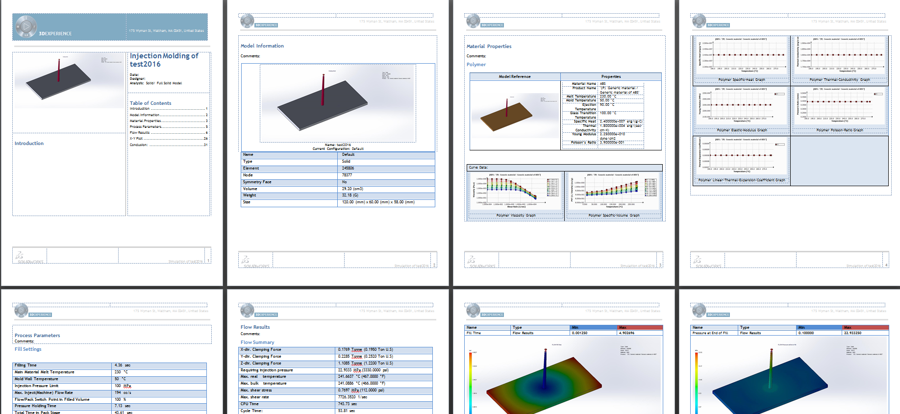 Solver And User Interface Key To Solidworks Plastics Update Inside Fea Report Template