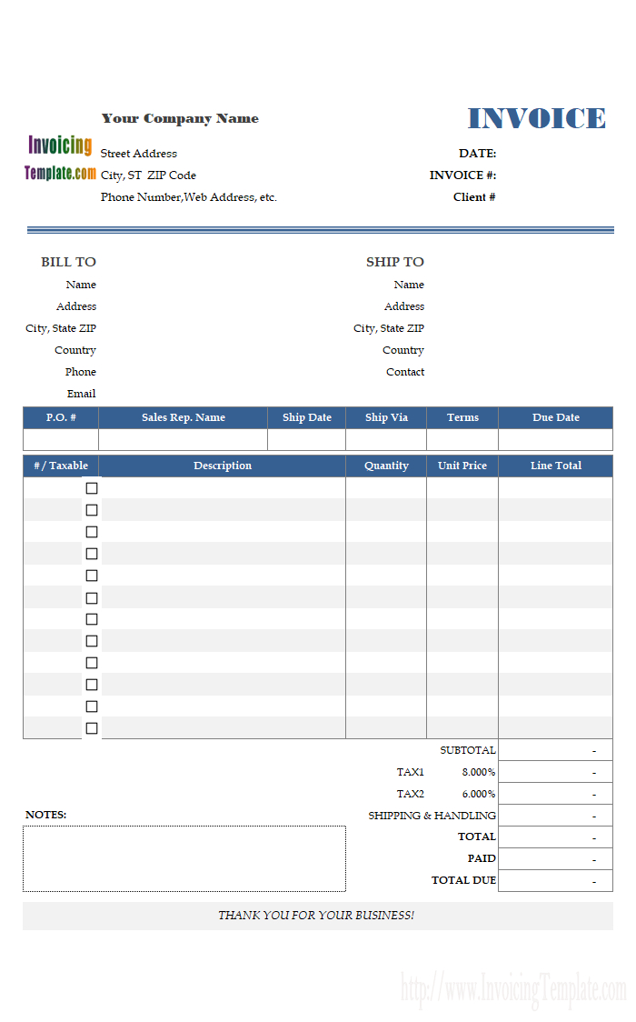 Standard Invoice Templates – 20 Results Found Regarding European Invoice Template