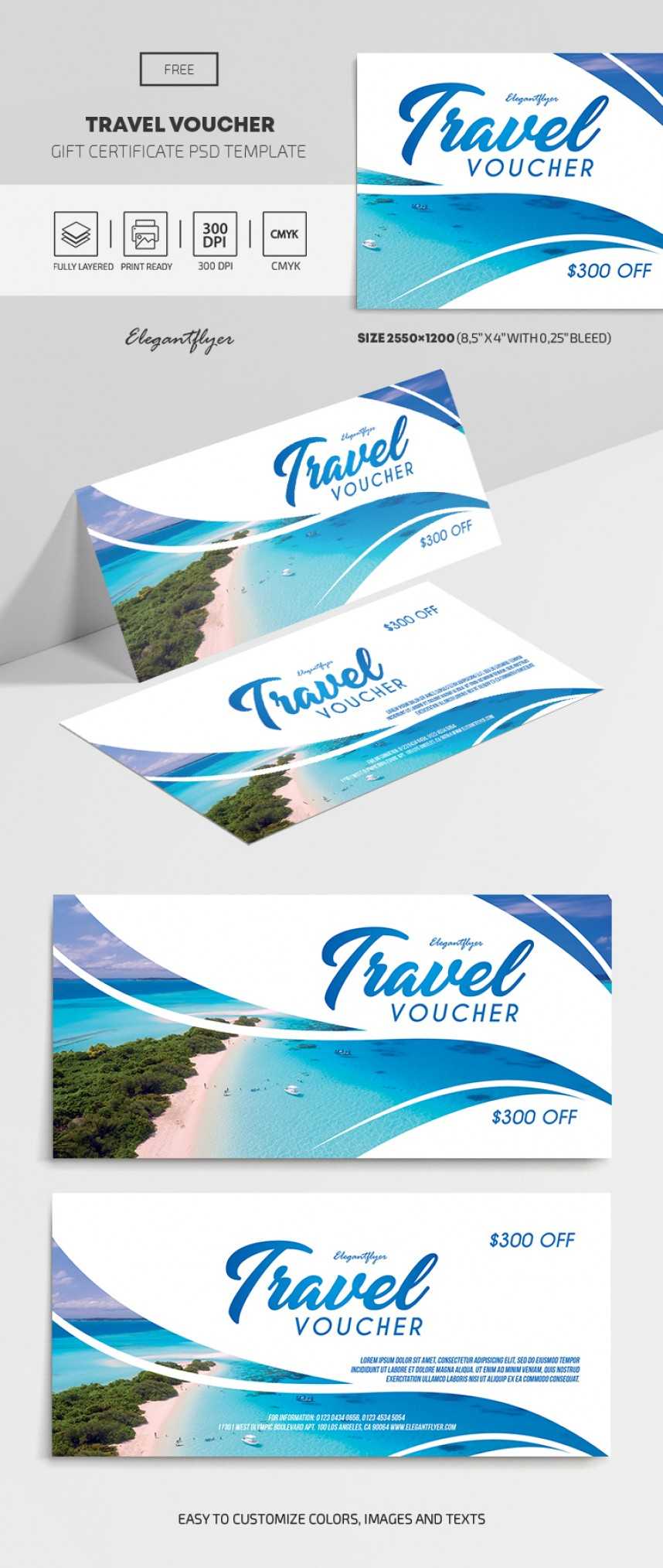 Stirring Travel Gift Certificate Template Ideas Voucher For Free Travel Gift Certificate Template