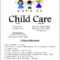 Stunning Free Daycare Flyer Templates Template Ideas with Daycare Flyers Templates Free