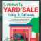 Stupendous Yard Sale Flyer Template Free Ideas Neighborhood Intended For Free Yard Sale Flyer Template