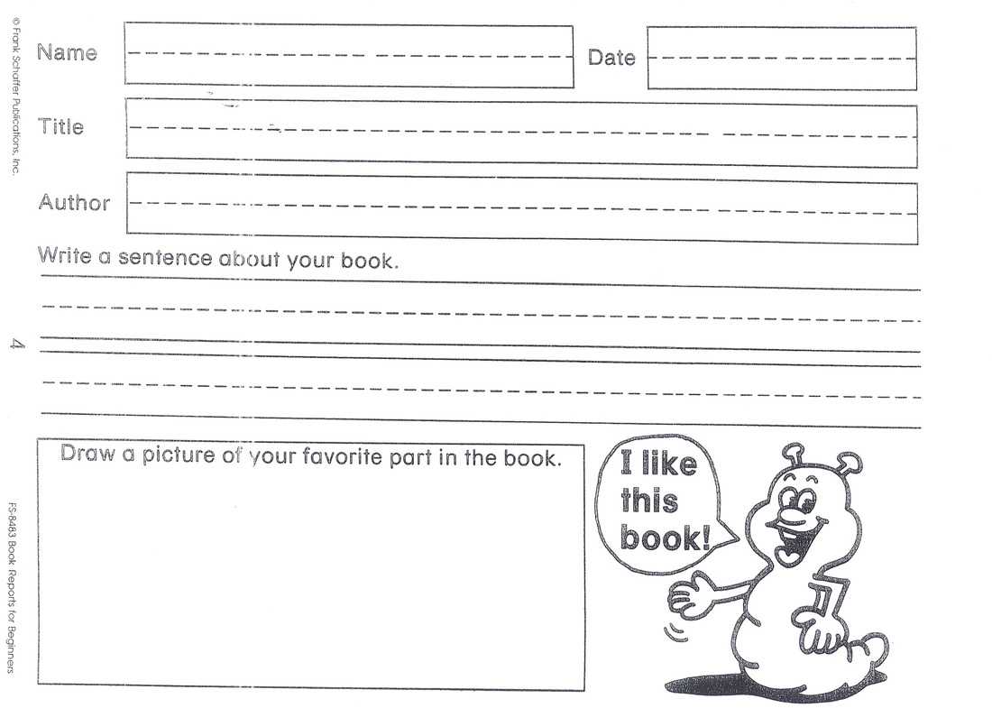 Summer Book Report – Mrs. Kozlowski's First Grade Pertaining To First Grade Book Report Template