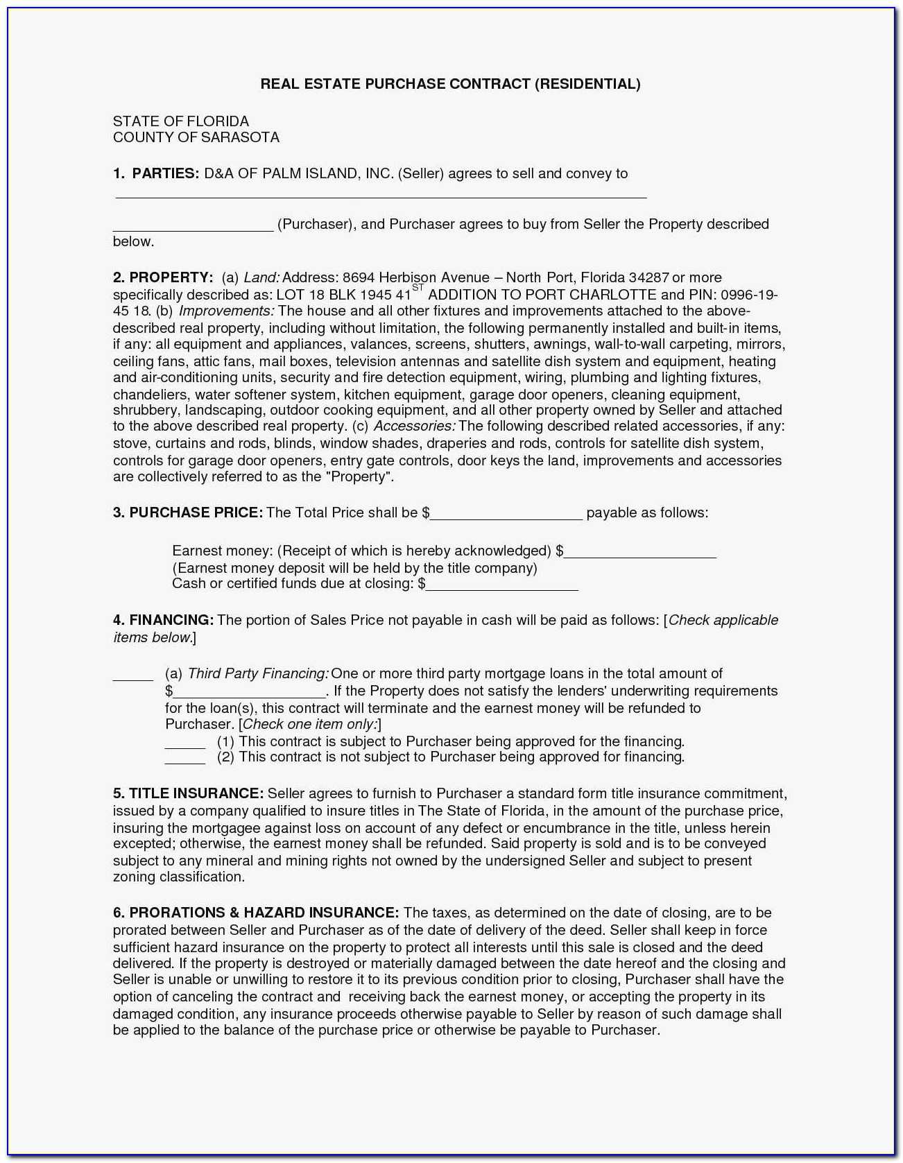 Texas Commercial Real Estate Contract Forms – Form : Resume With For Sale By Owner Contract Template
