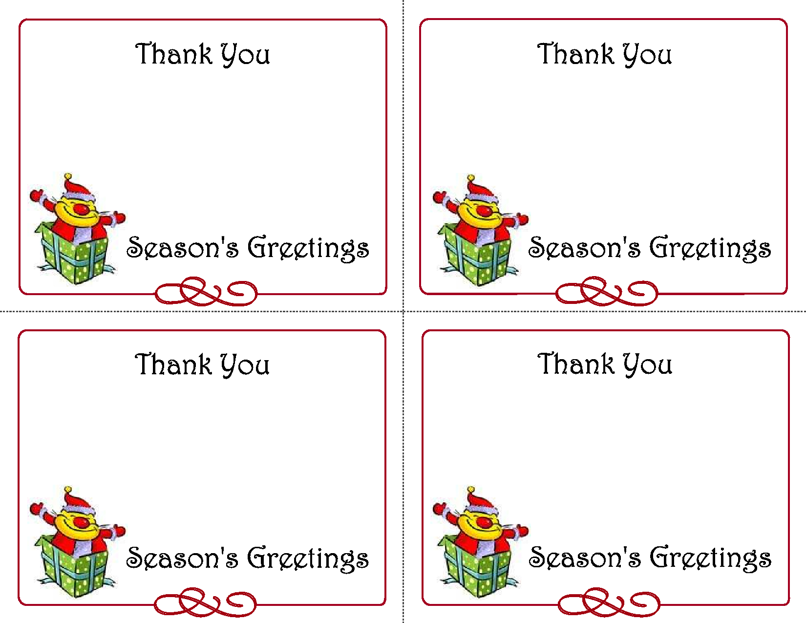 Thank Card Template ] – Funeral Thank You Card Template Throughout Christmas Thank You Card Templates Free