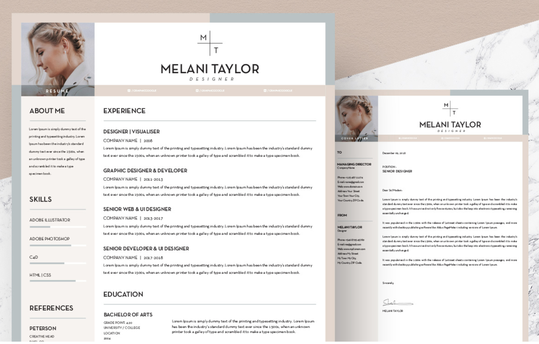 The Best Free Creative Resume Templates Of 2019 – Skillcrush Within Free Resume Template Microsoft Word