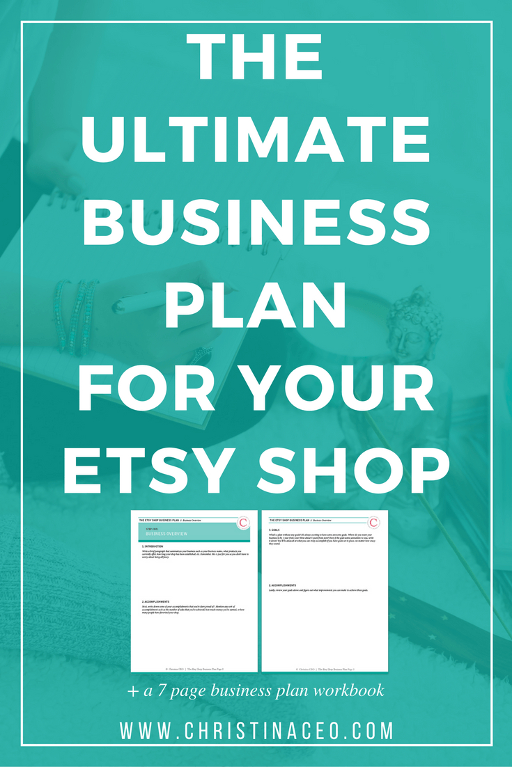 The Ultimate Business Plan For Your Etsy Shop Blogging And Inside Etsy Business Plan Template