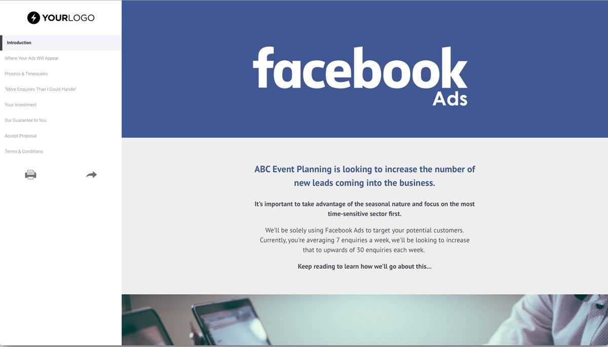 This [Free] Facebook Ads Proposal Template Won $94M Of Business Inside Facebook Templates For Business